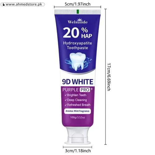 20% Hydroxyapatite Purple Toothpaste