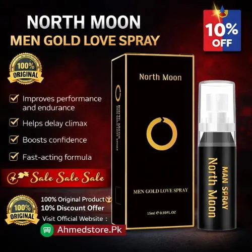 North Moon Men Gold Love Spray In Pakistan