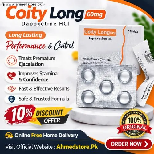 Coity Long Dapoxetine 60Mg Tablets