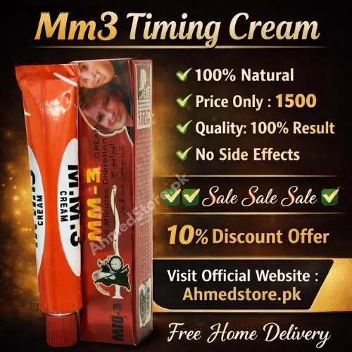 Mm3 Timing Cream in Pakistan
