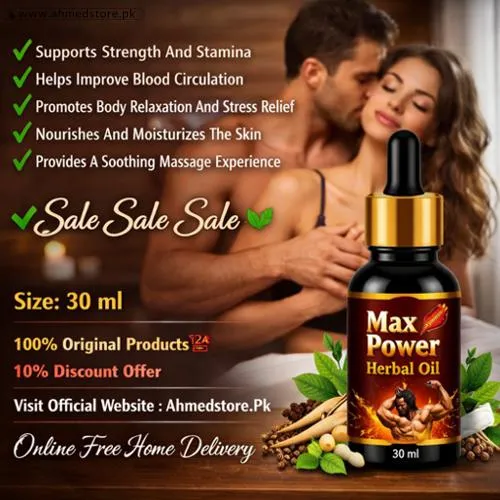 Max Power Herbal Oil In Pakistan