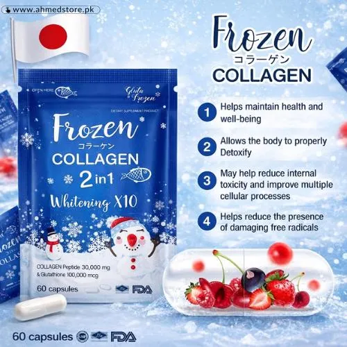 Gluta Frozen Genius Whitening Nano 30 Capsules in Pakistan