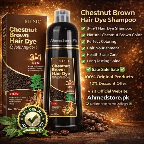 Rilsic Instant Hair Dye Shampoo Price in Pakistan