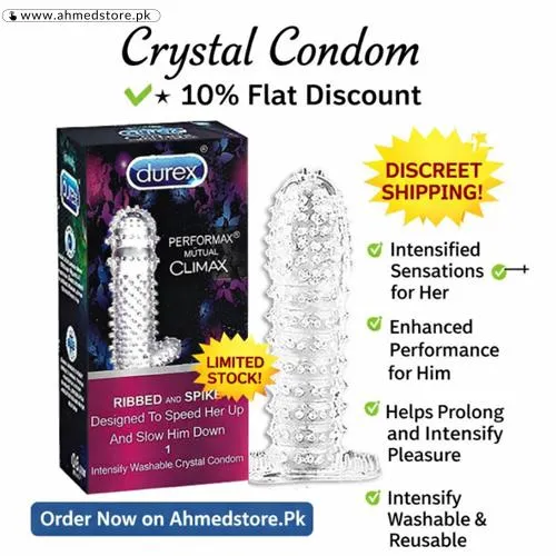 Durex Soft Silicone Reusable Spike Dotted Condom In Pakistan