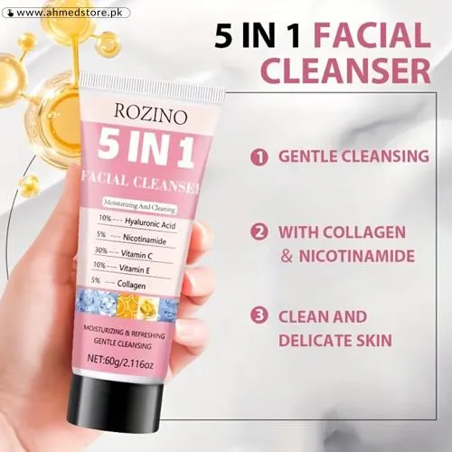 Rozino 5 in 1 Facial Cleanser Price in Pakistan