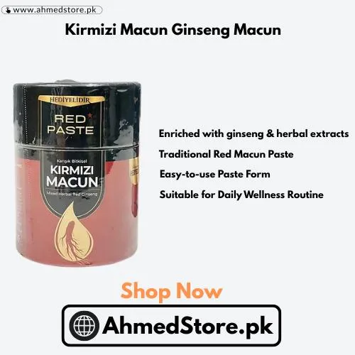Kirmizi Macun Ginseng Macun Red Paste