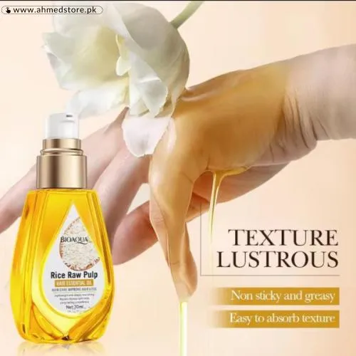 Bioaqua Rice Raw Pulp Hair Essential Oil