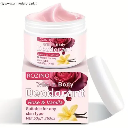 Rose & Vanilla Whole Body Deodorant Cream
