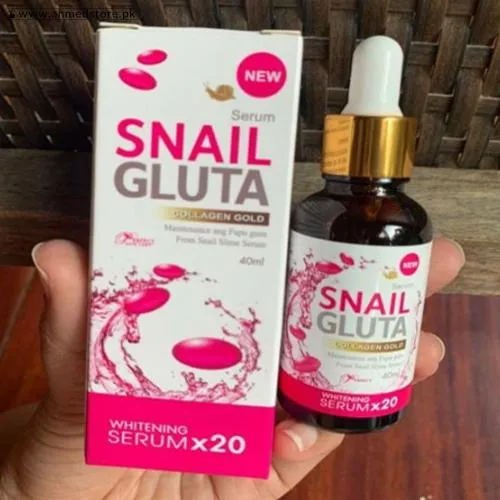 Snail Gluta Collagen Gold Whitening Serum
